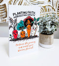 Planting Faith - Harvesting Growth Paperback Journal