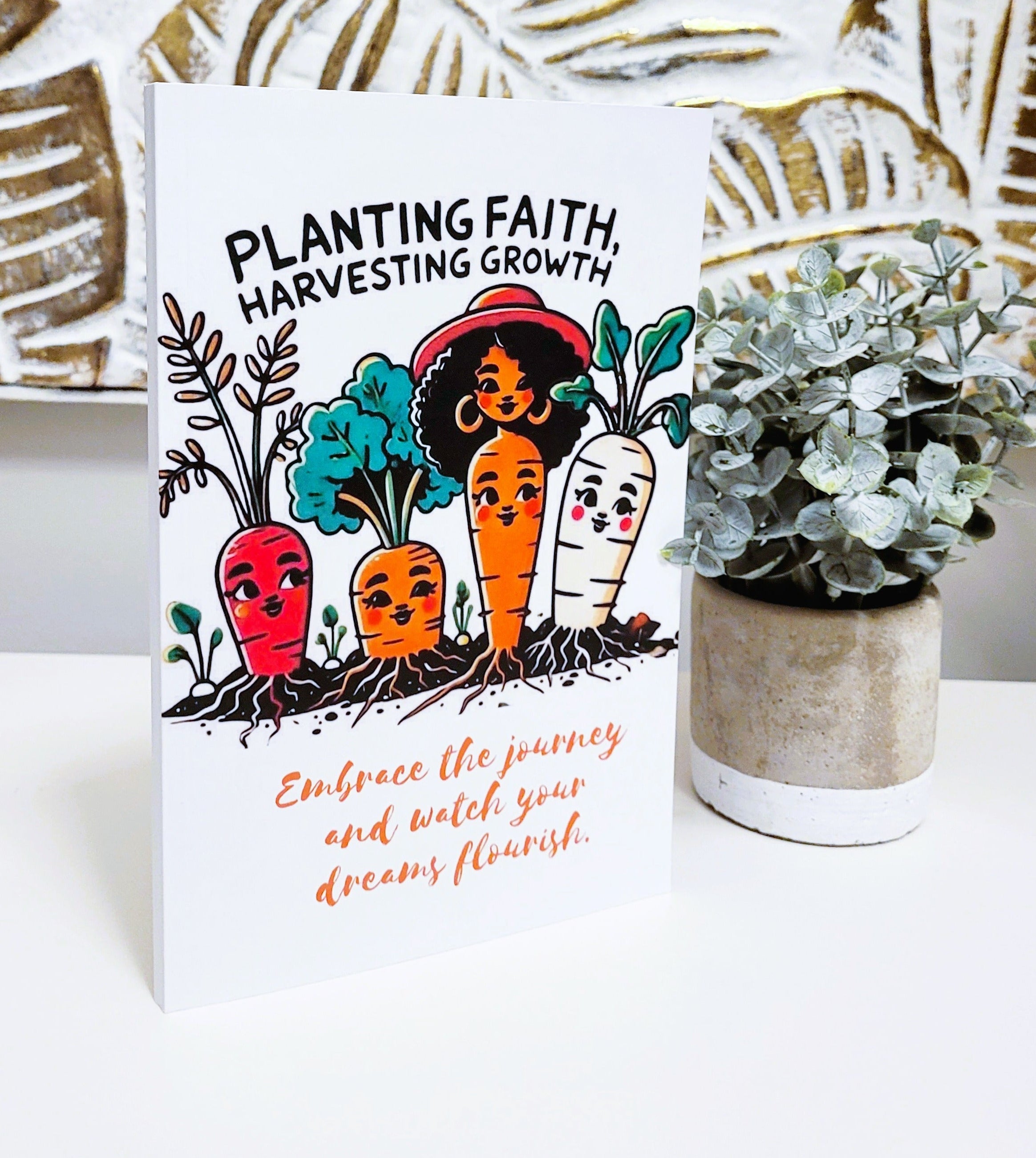 Planting Faith - Harvesting Growth Paperback Journal