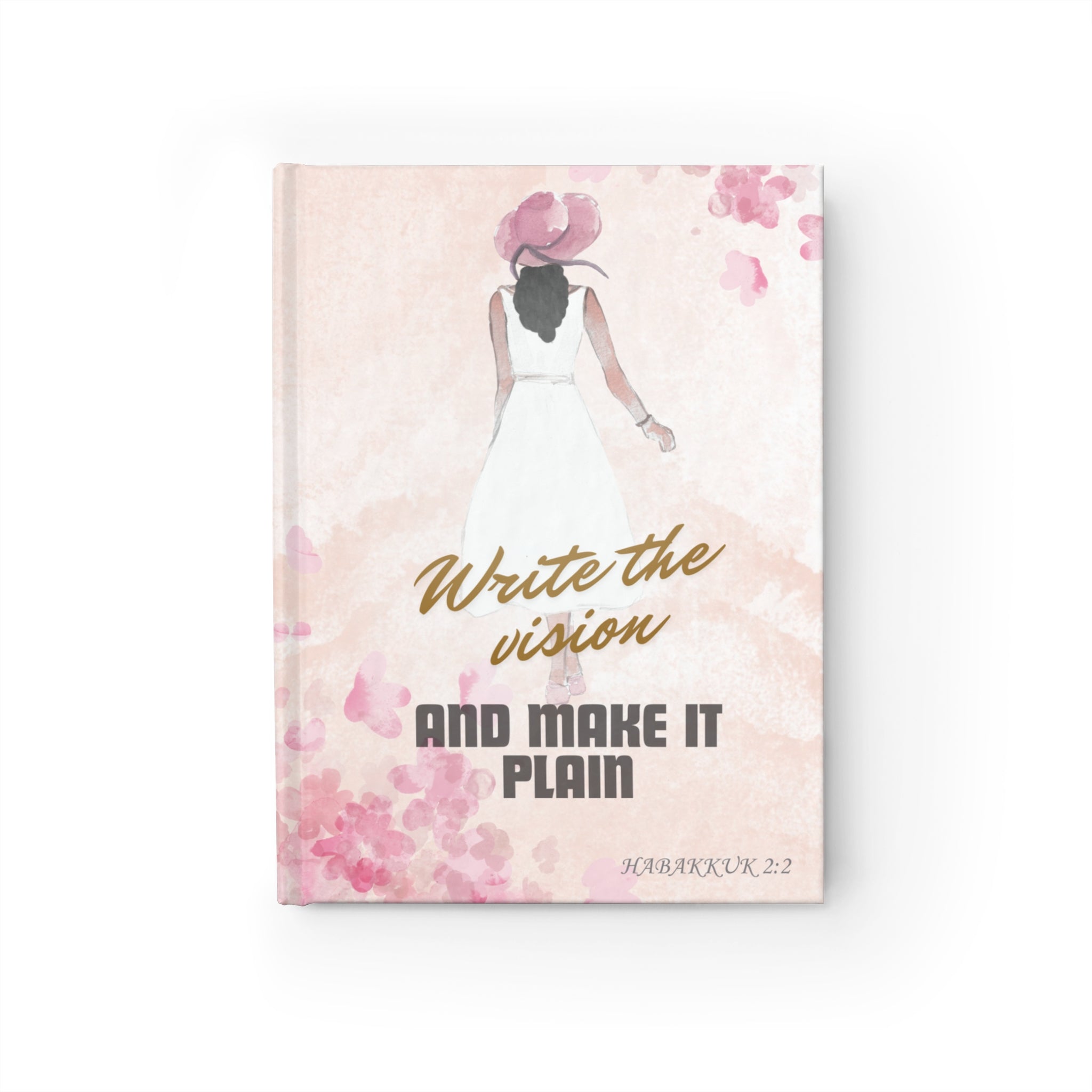 Habakkuk 2:2 Vision Ruled Line Journal - Elegant Design with Inspiring Bible Verse