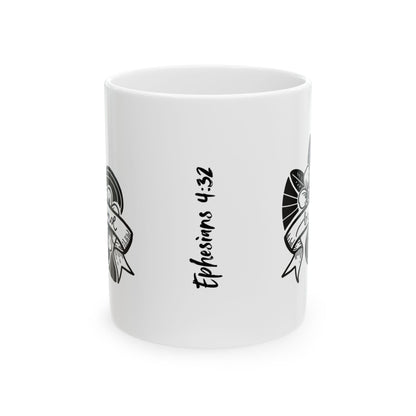 "Be Kind - Ephesians 4:32" Ceramic Mug, (11oz, 15oz)