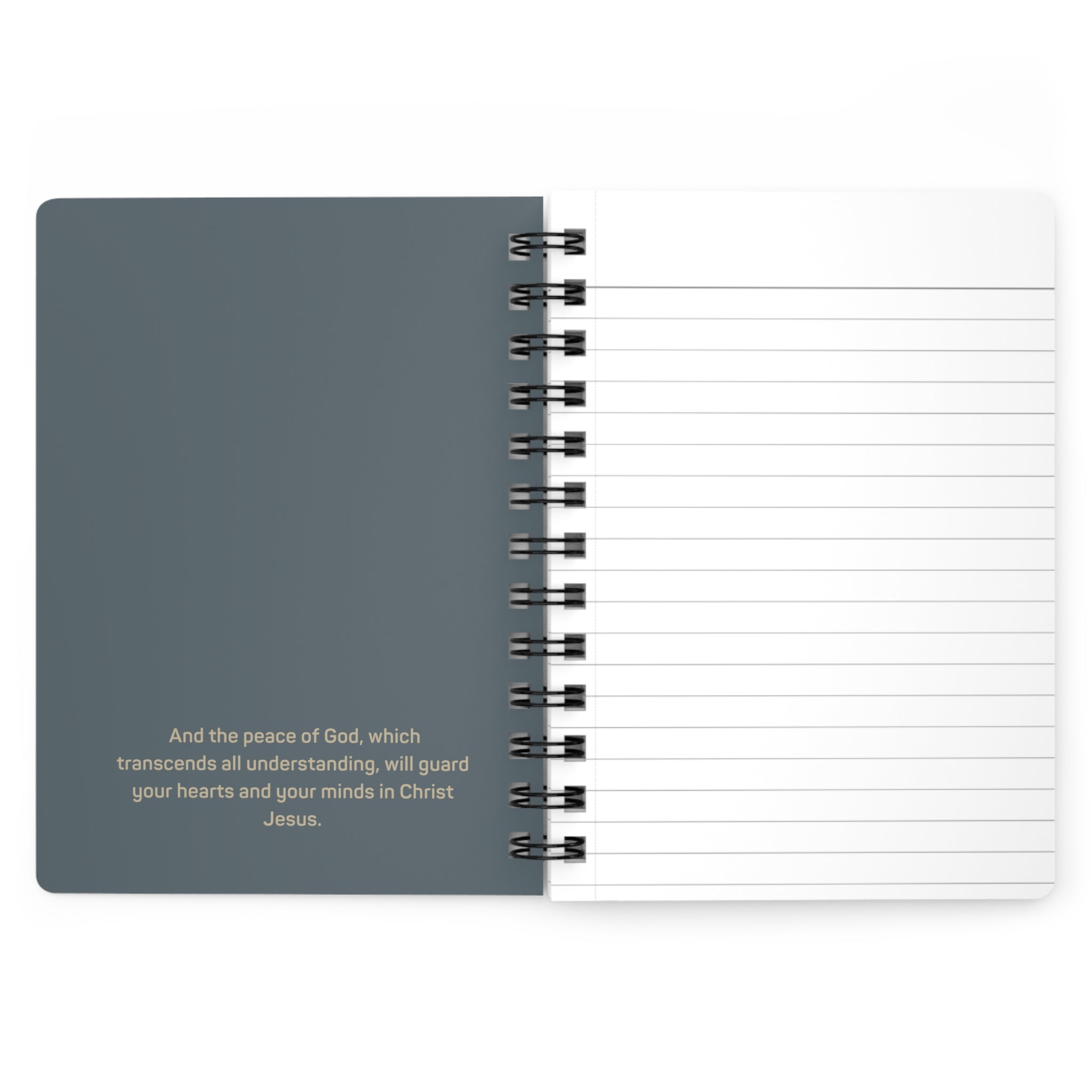 "God Vibes" Spiral-Bound Journal – Faith-Inspired Notebook for Empowerment and Reflection