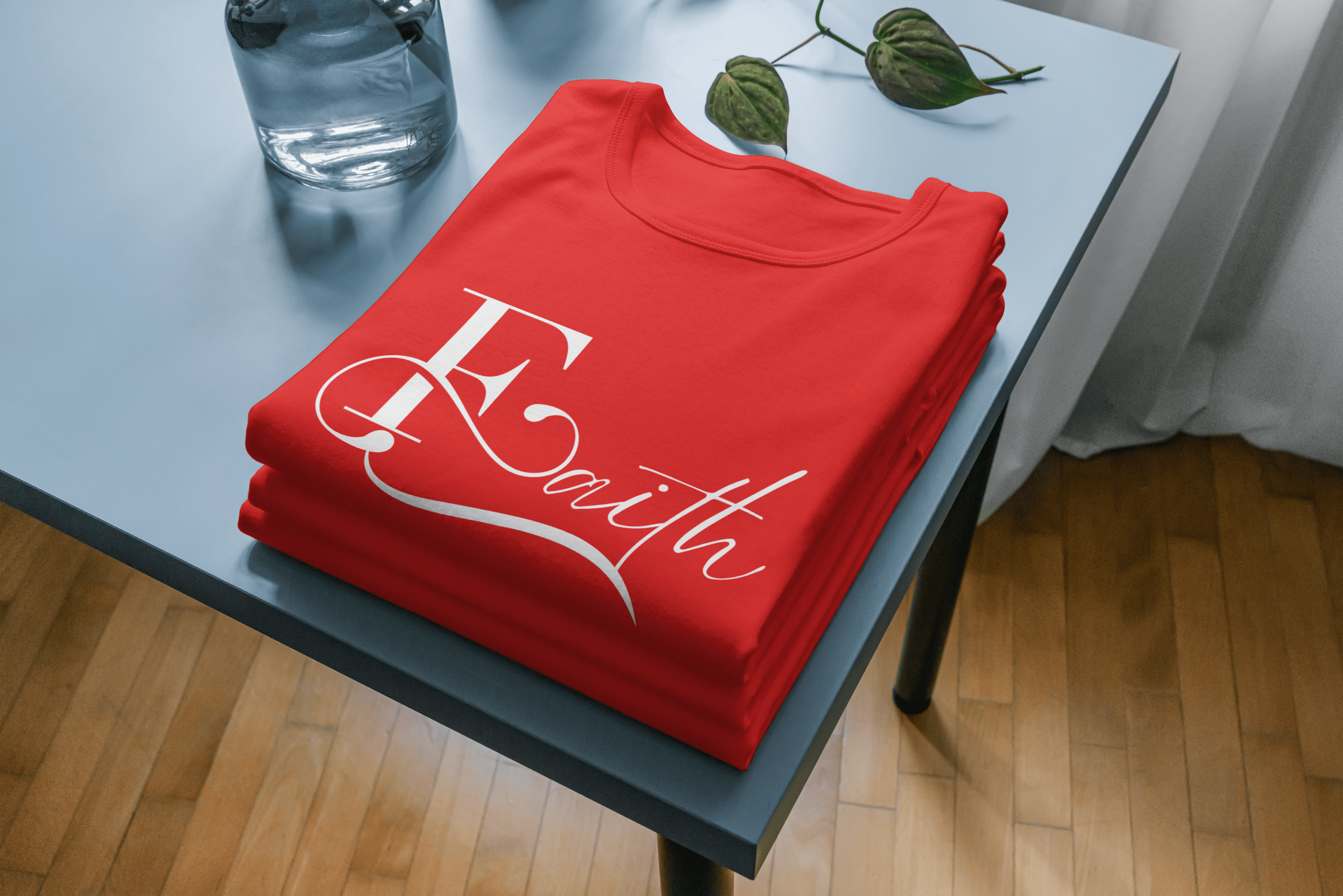 'Faith' Women's Softsyle T-Shirt: Inspiring Graphic Tee for Strength and Belief