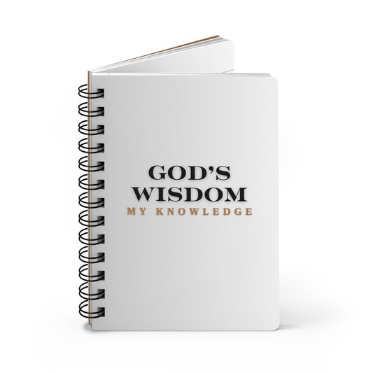 God's Wisdom, My Knowledge Inspirational Journal