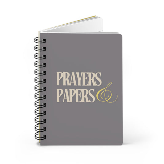 Prayers & Papers Spiritual Spiral Bound Journal