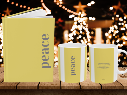 Hardcover Journal – Peace | Minimalistic Empowering Journal
