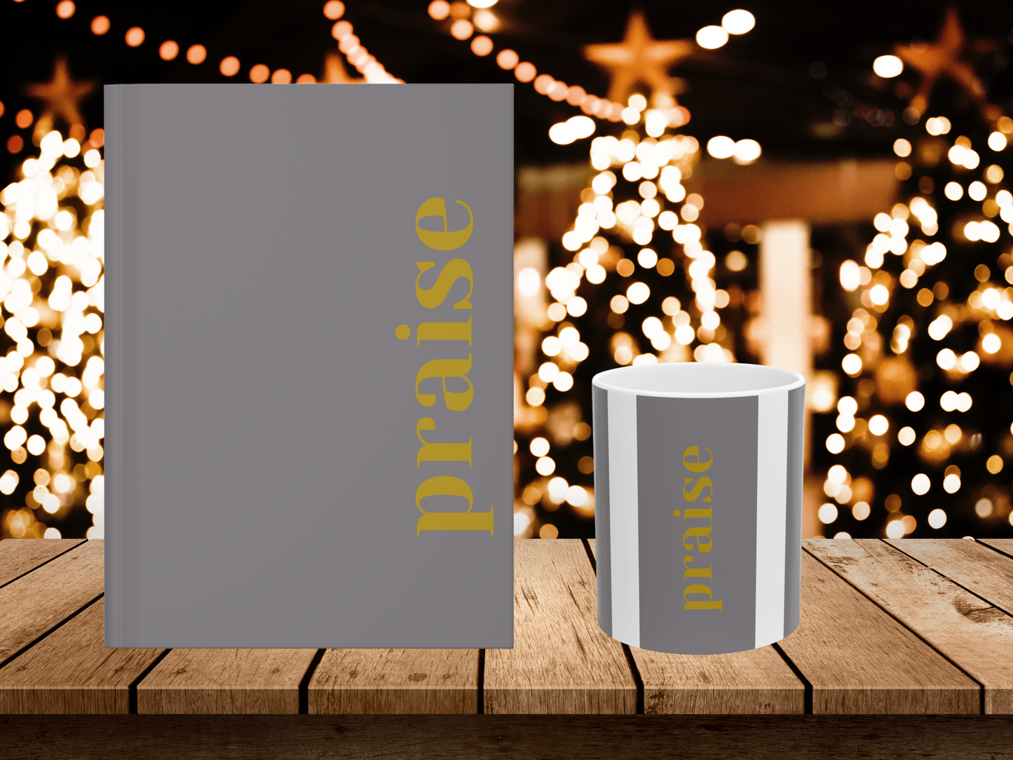 Hardcover Journal – Praise | Minimalistic Spiritual Journal