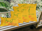 "Trust In The Lord" Spiritual Outdoor Pillow
