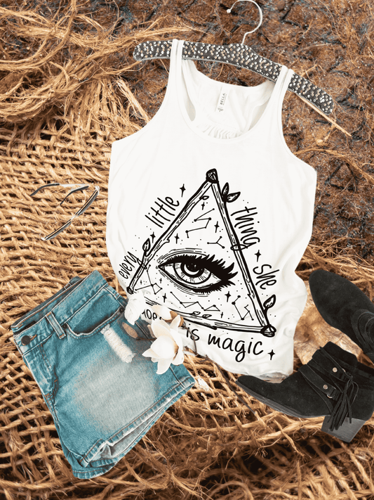 'Every Little Thing She Does Is Magic'  Women's Ideal Racerback Tank