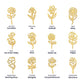 Blooms of Love:  A Garden of Elegance with Your Name and Birth Month Flower
