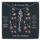 Blossoming Love: A Birth Month Flower Necklace Infused with Heartfelt Elegance