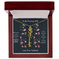 Blossoming Love: A Birth Month Flower Necklace Infused with Heartfelt Elegance