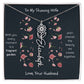 Blossoming Love: A Birth Month Flower Necklace Infused with Heartfelt Elegance