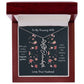 Blossoming Love: A Birth Month Flower Necklace Infused with Heartfelt Elegance