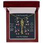 Blossoming Love: A Birth Month Flower Necklace Infused with Heartfelt Elegance