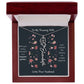 Blossoming Love: A Birth Month Flower Necklace Infused with Heartfelt Elegance
