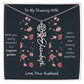 Blossoming Love: A Birth Month Flower Necklace Infused with Heartfelt Elegance