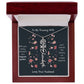 Blossoming Love: A Birth Month Flower Necklace Infused with Heartfelt Elegance