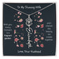 Blossoming Love: A Birth Month Flower Necklace Infused with Heartfelt Elegance