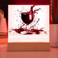 Wine Wisdom on Acrylic Brilliance